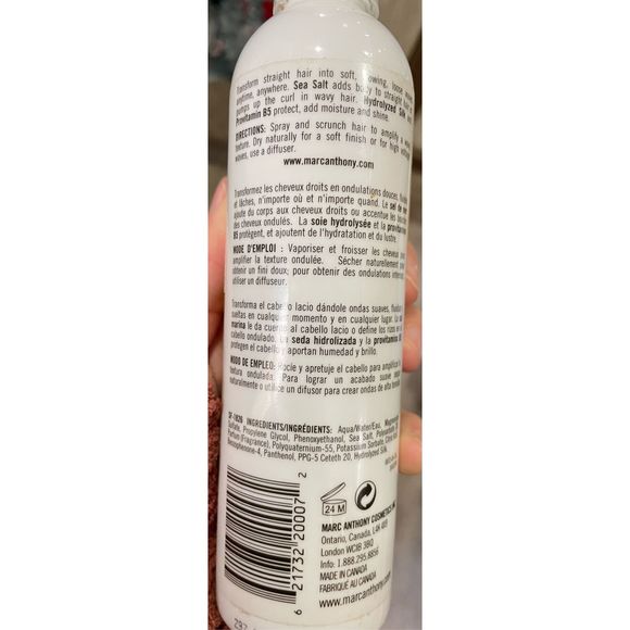 Marc Anthony Beach Texturizing Spray New - Picture 3 of 3